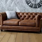 Faux leather sofa – a must have for a large space