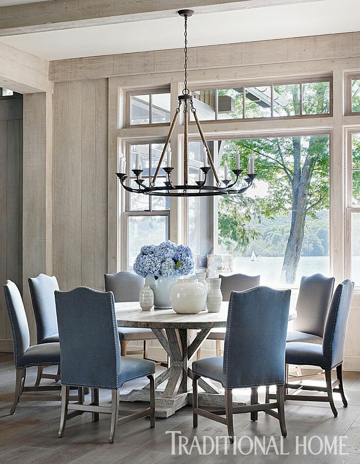 Enhance your kitchen with some round dining room tables
